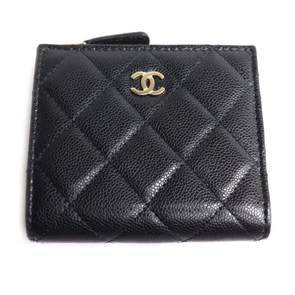 CHANEL Authentic Black Wallet